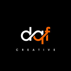 DQF Letter Initial Logo Design Template Vector Illustration