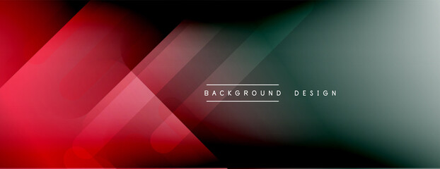 Dynamic lines abstract background. 3D shadow effects and fluid gradients. Modern overlapping forms