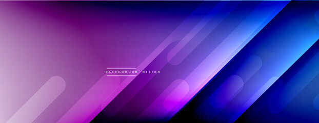 Dynamic lines abstract background. 3D shadow effects and fluid gradients. Modern overlapping forms