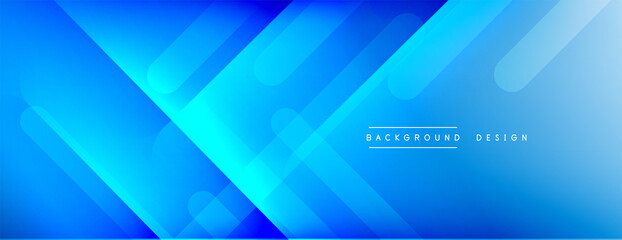 Dynamic lines abstract background. 3D shadow effects and fluid gradients. Modern overlapping forms