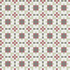 Abstract Cross Pattern generative computational art illustration