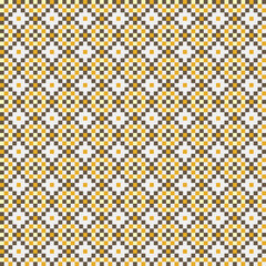 Abstract Cross Pattern generative computational art illustration