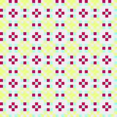 Abstract Cross Pattern generative computational art illustration