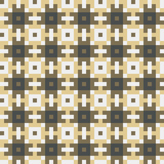 Abstract Cross Pattern generative computational art illustration