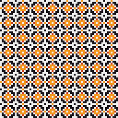 Abstract Cross Pattern generative computational art illustration