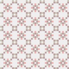 Abstract Cross Pattern generative computational art illustration