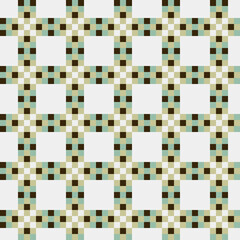 Fototapeta premium Abstract Cross Pattern generative computational art illustration