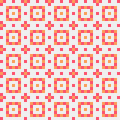 Abstract Cross Pattern generative computational art illustration