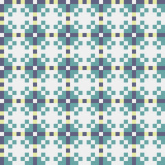 Abstract Cross Pattern generative computational art illustration