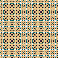 Abstract Cross Pattern generative computational art illustration
