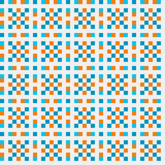 Abstract Cross Pattern generative computational art illustration