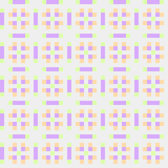 Abstract Cross Pattern generative computational art illustration