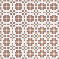 Fototapeta premium Abstract Cross Pattern generative computational art illustration