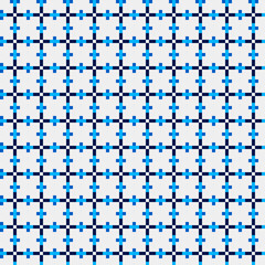 Abstract Cross Pattern generative computational art illustration