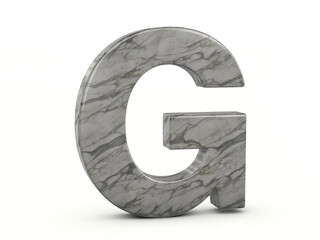 Marble letter G