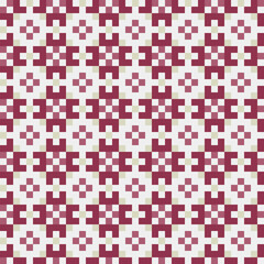 Abstract Cross Pattern generative computational art illustration