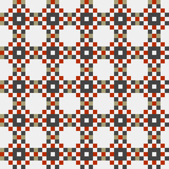 Abstract Cross Pattern generative computational art illustration