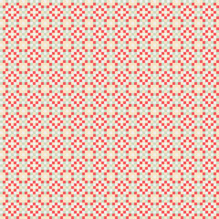 Abstract Cross Pattern generative computational art illustration