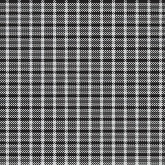 Black and White Asymmetric Plaid textured Seamless Pattern