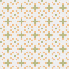 Abstract Cross Pattern generative computational art illustration