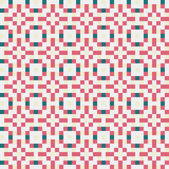 Abstract Cross Pattern generative computational art illustration