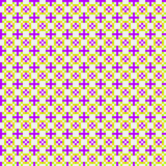 Abstract Cross Pattern generative computational art illustration