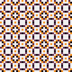Abstract Cross Pattern generative computational art illustration