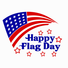 Happy Flag Day United States Of America Background.