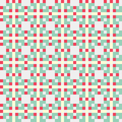 Fototapeta premium Abstract Cross Pattern generative computational art illustration