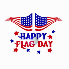 Happy Flag Day United States Of America Background.