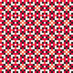 Abstract Cross Pattern generative computational art illustration
