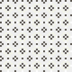 Fototapeta premium Abstract Cross Pattern generative computational art illustration