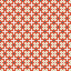 Abstract Cross Pattern generative computational art illustration