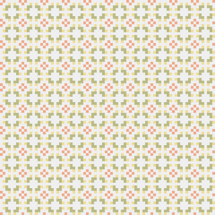 Abstract Cross Pattern generative computational art illustration