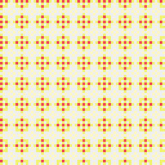 Abstract Cross Pattern generative computational art illustration