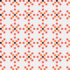 Abstract Cross Pattern generative computational art illustration