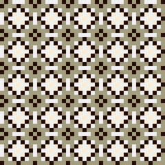 Fototapeta premium Abstract Cross Pattern generative computational art illustration