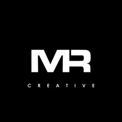 MR Letter Initial Logo Design Template Vector Illustration