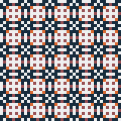 Abstract Cross Pattern generative computational art illustration
