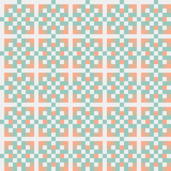 Fototapeta premium Abstract Cross Pattern generative computational art illustration