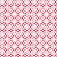 Abstract Cross Pattern generative computational art illustration