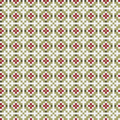 Abstract Cross Pattern generative computational art illustration