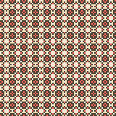 Abstract Cross Pattern generative computational art illustration