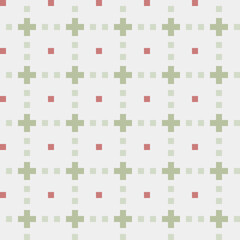 Abstract Cross Pattern generative computational art illustration