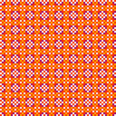 Abstract Cross Pattern generative computational art illustration