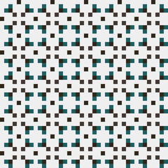 Abstract Cross Pattern generative computational art illustration
