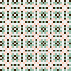 Abstract Cross Pattern generative computational art illustration