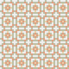 Abstract Cross Pattern generative computational art illustration