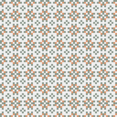 Abstract Cross Pattern generative computational art illustration