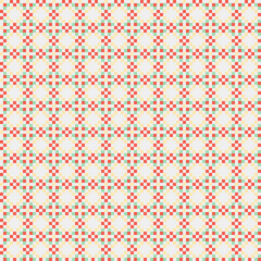 Fototapeta premium Abstract Cross Pattern generative computational art illustration